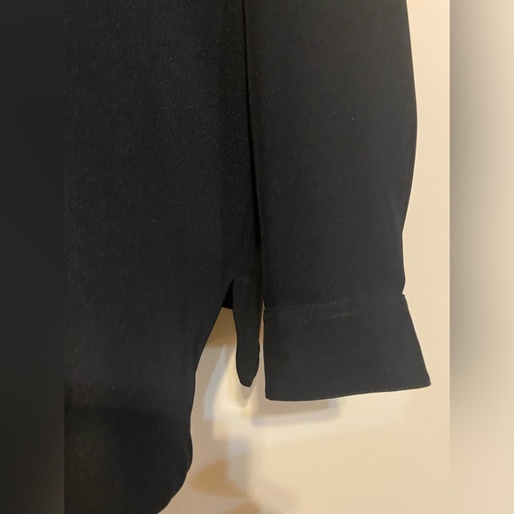 Tanjay Womens black button up shirt. Size 14 - Picture 5 of 6